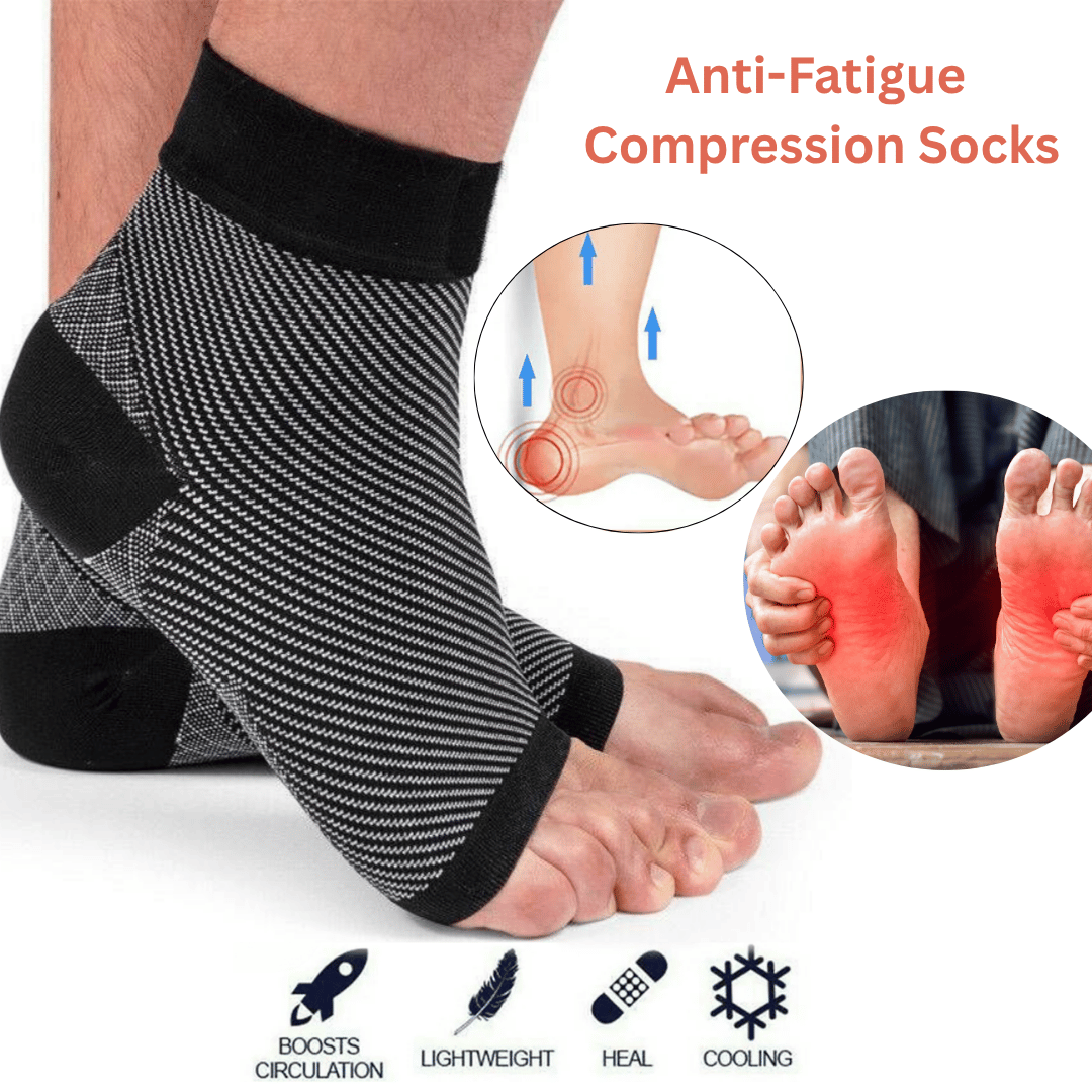 Foot & Ankle Open Toe Compression Socks