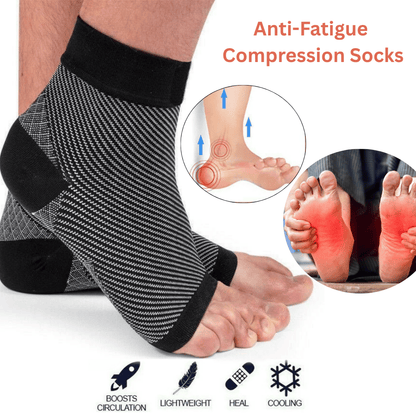 Foot & Ankle Open Toe Compression Socks